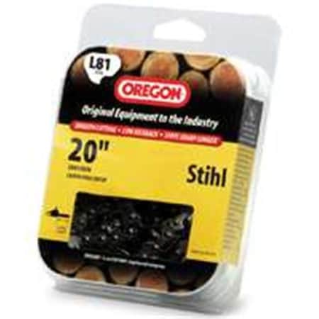 Noregon Systems Oregon Cutting Systems L81 20 in. Stihl Chainsaw Chain 6588677